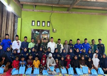 Karang Taruna Tunas Muda Beri Santunan Anak Yatim, Elsan Tomi : Semoga Semangat Positif ini Menular ke Wilayah Lain