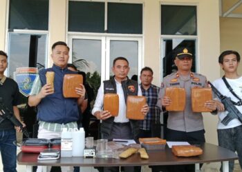 Dalam Dua Pekan, Sat Res Narkoba Polres Lamteng Berhasil Tangkap 6 Bandar Narkoba dari 3 Kabupaten
