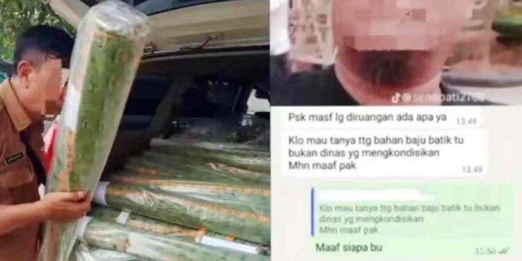 Diduga Proyek Praktik Jual Beli  Seragam Batik Sekolah di Dalangi Yang Mengaku Paman Bupati Lamteng